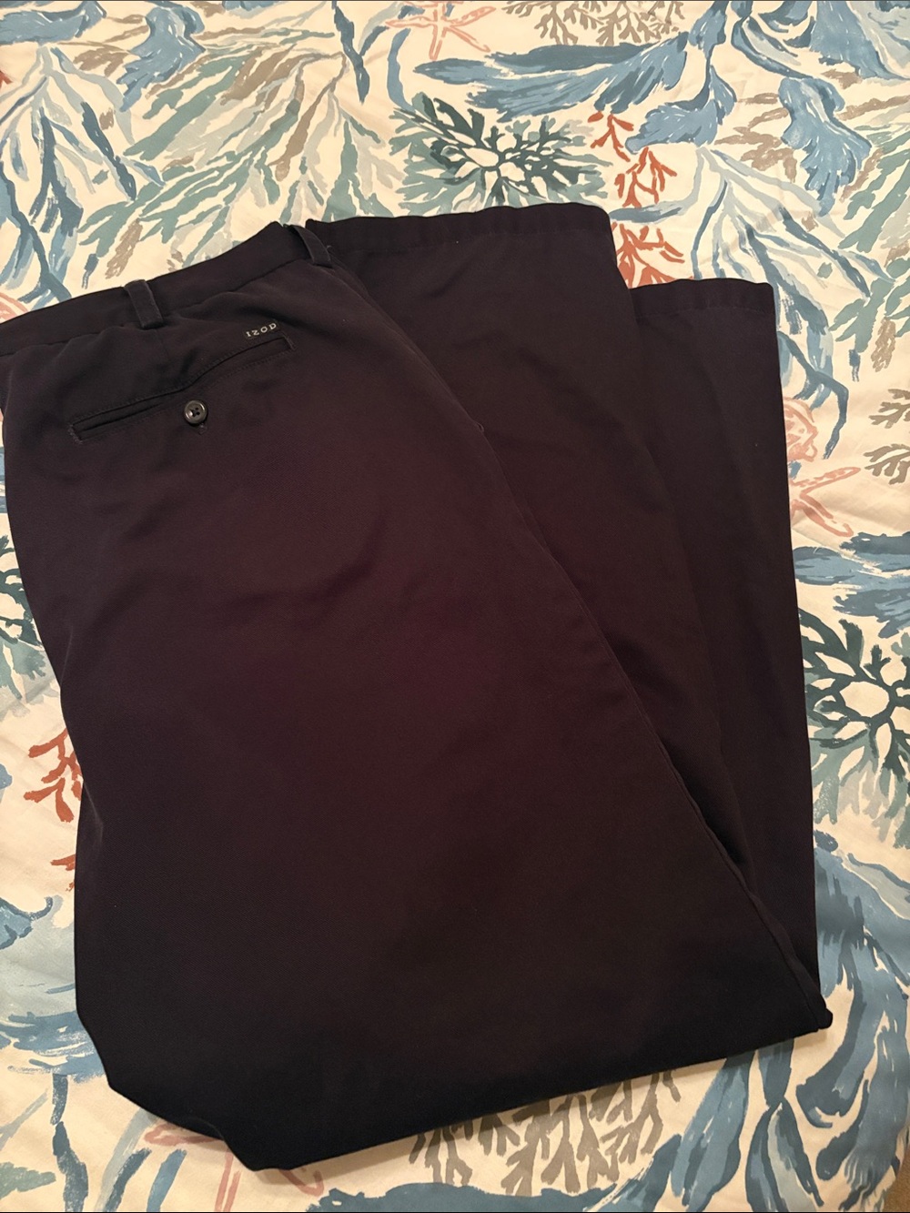 Izod Black Chinos - Classic Straight Leg